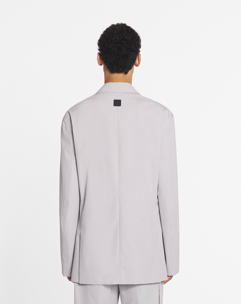 STRAIGHT FIT COTTON JACKET 4