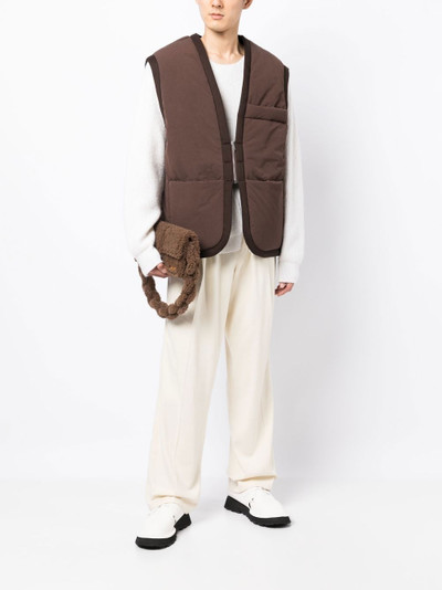 JACQUEMUS Pino padded gilet outlook