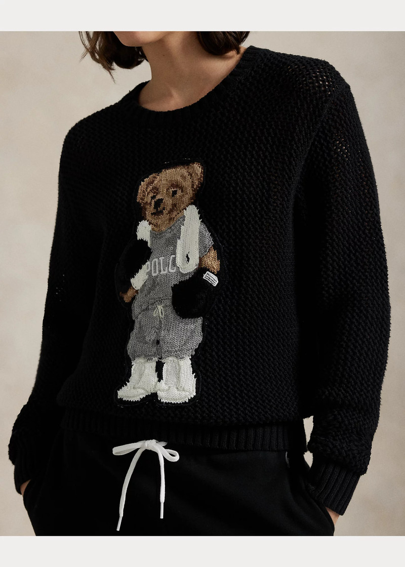 Polo Bear Cotton Crewneck Sweater 5