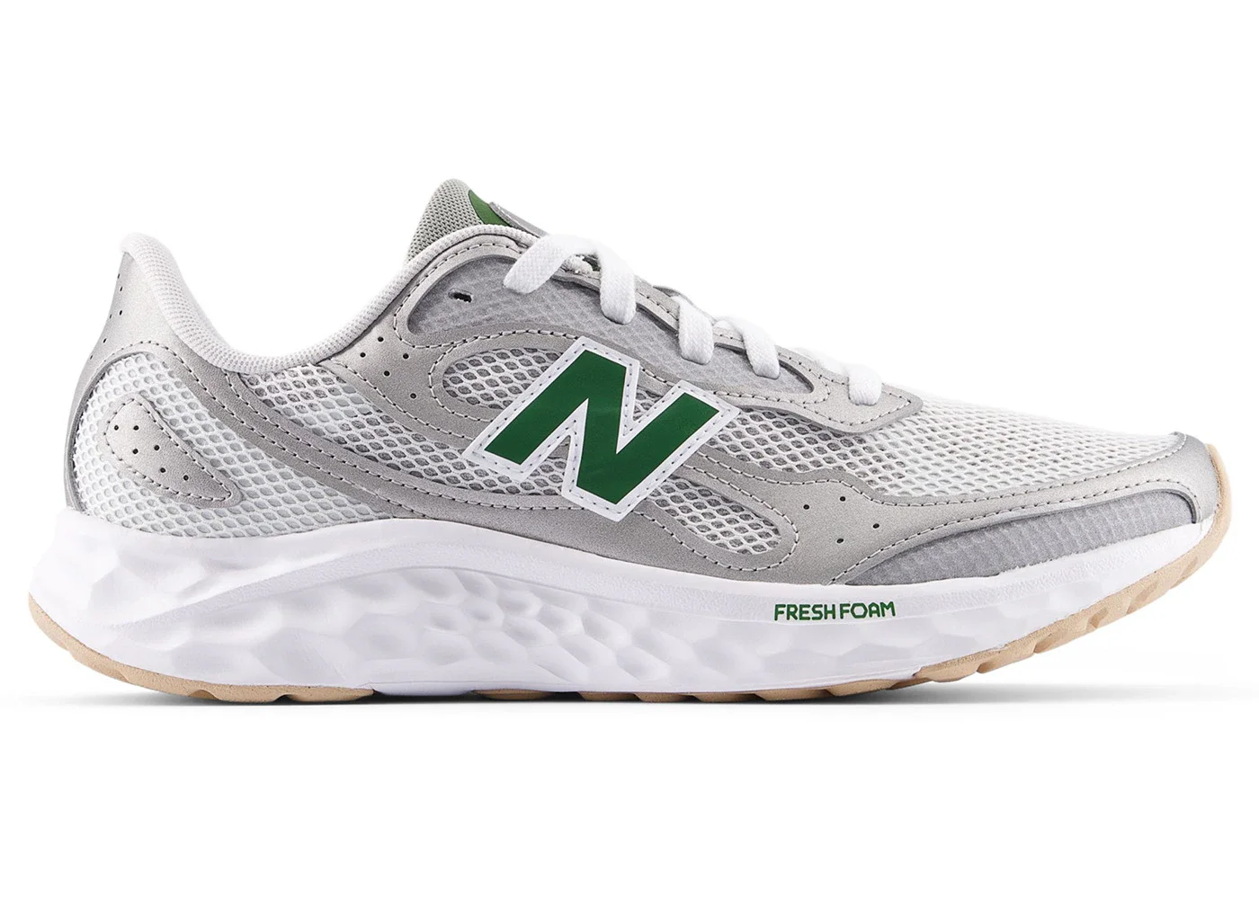New Balance Fresh Foam Arishi v4 Tiralux Raincloud Silver Metalic Dark Alpine Green - 1