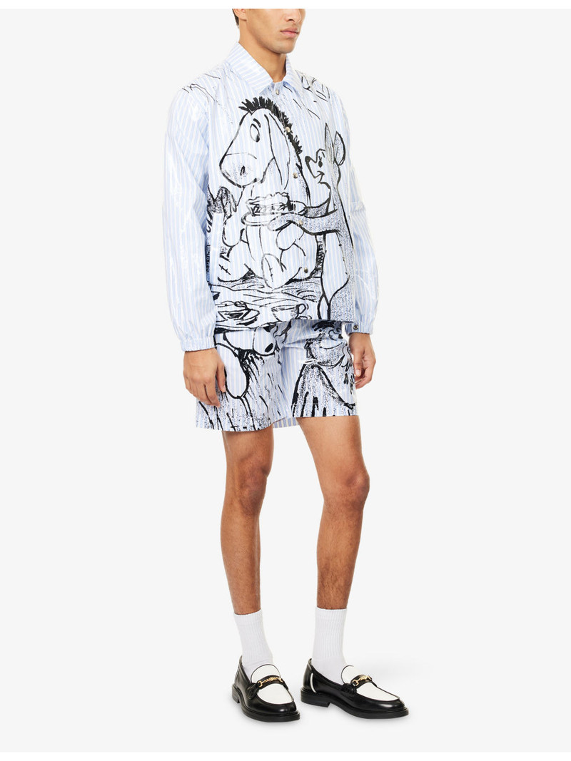 S.S.DALEY Harry Lambert for S.S Daley x Disney Slice Of Pie Striped Cotton Jacket outlook