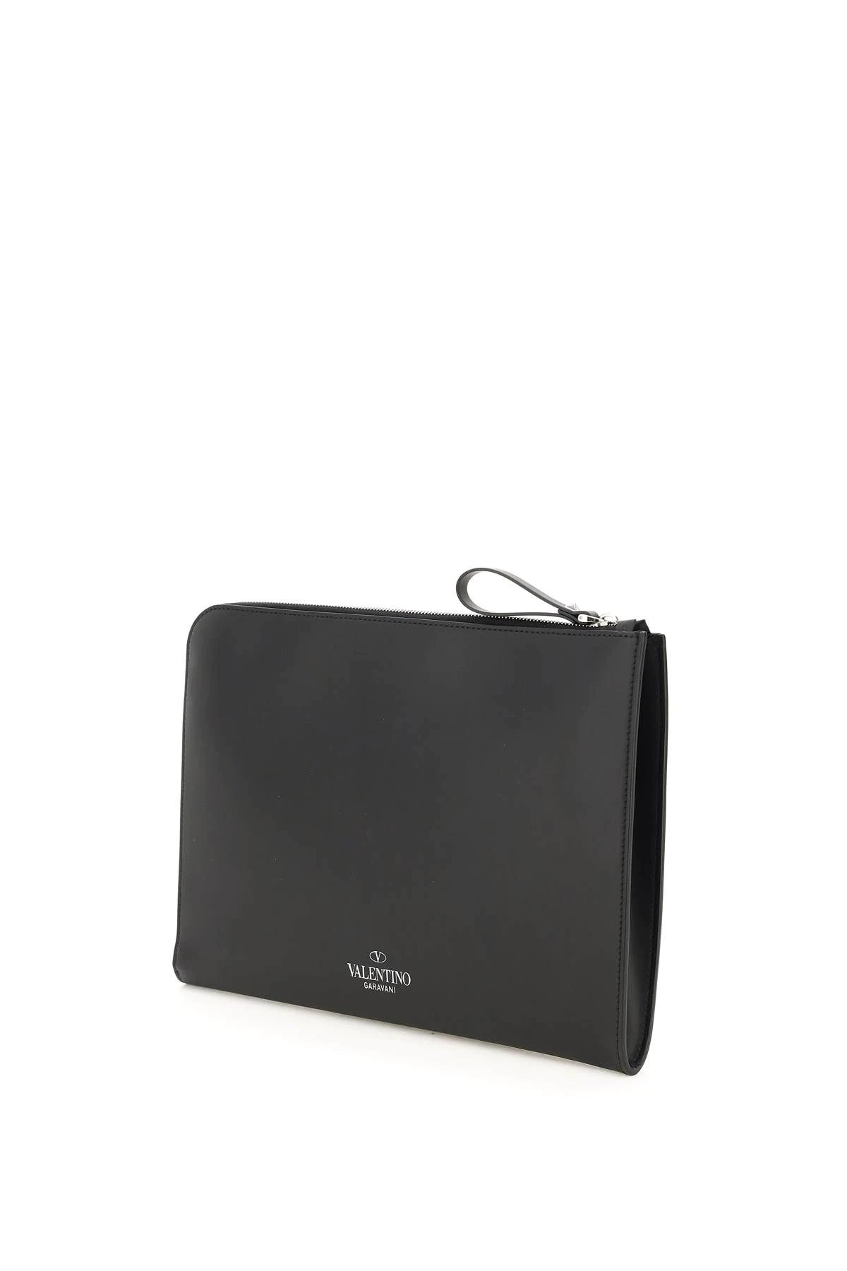 'VLTN' DOCUMENTI HOLDER POUCH - 2