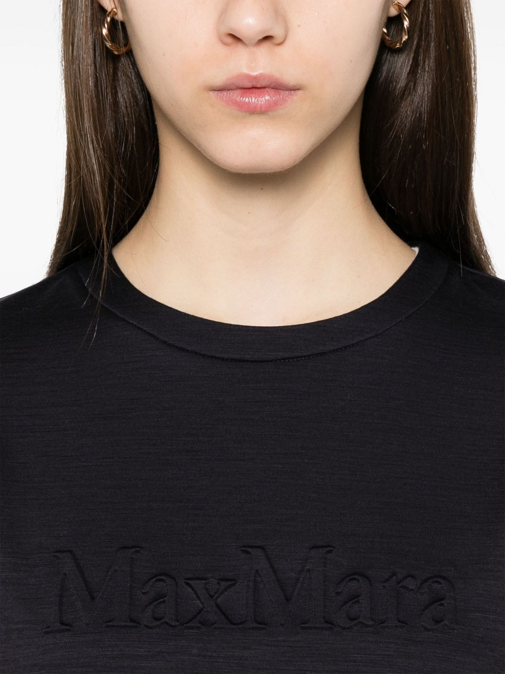 Max Mara Women Logo Wool T-Shirt - 5