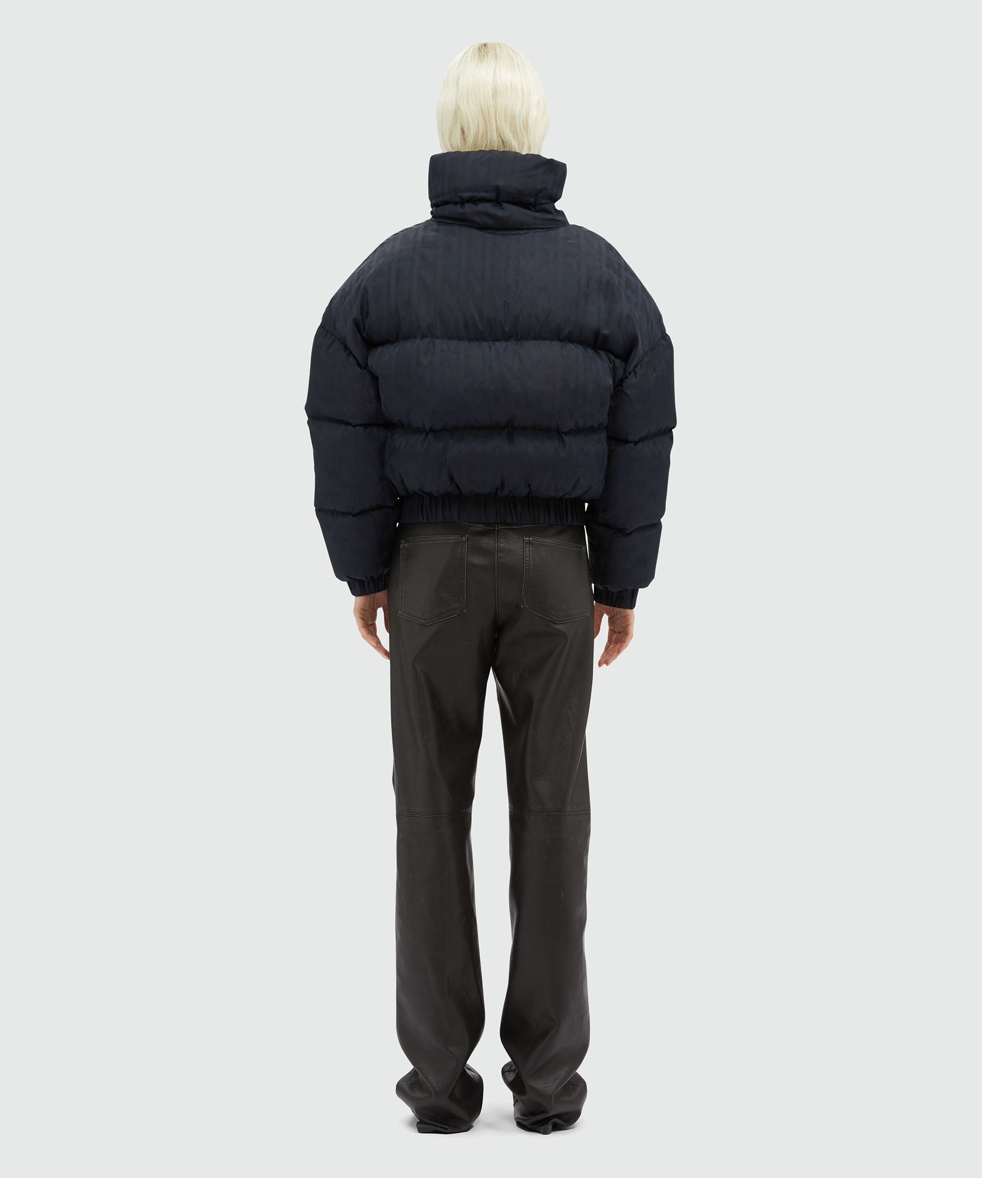 Nylon "TheMwave" down jacket - 3