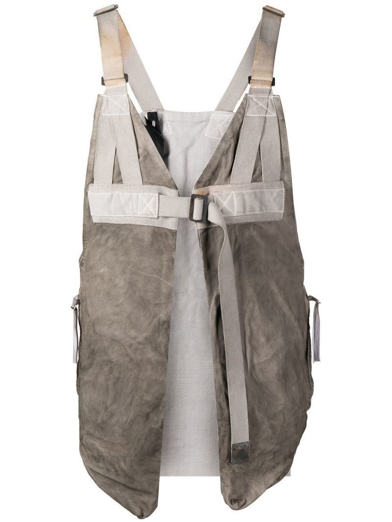 sliding-buckle fastening vest 1