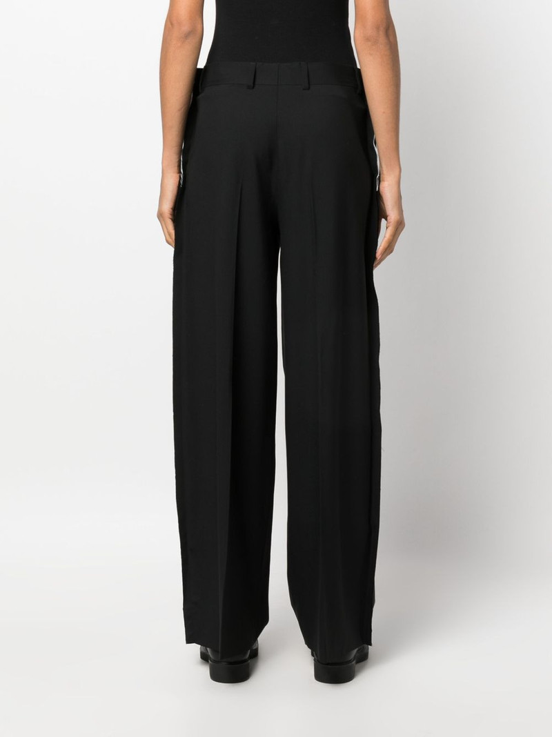 concealed-front wool palazzo pant 4