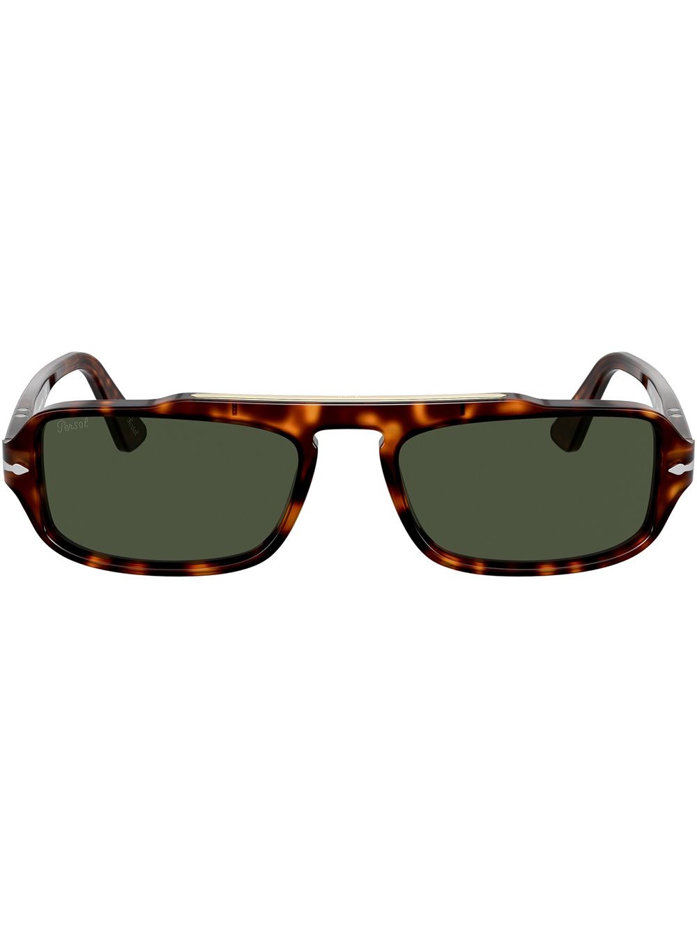 tortoiseshell rectangular-frame sunglasses - 1