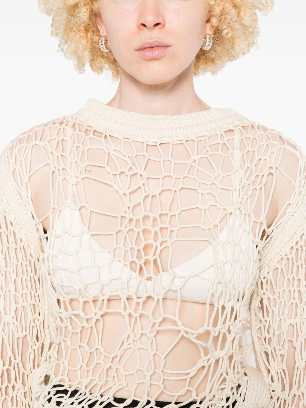 cotton-blend sweater - 5
