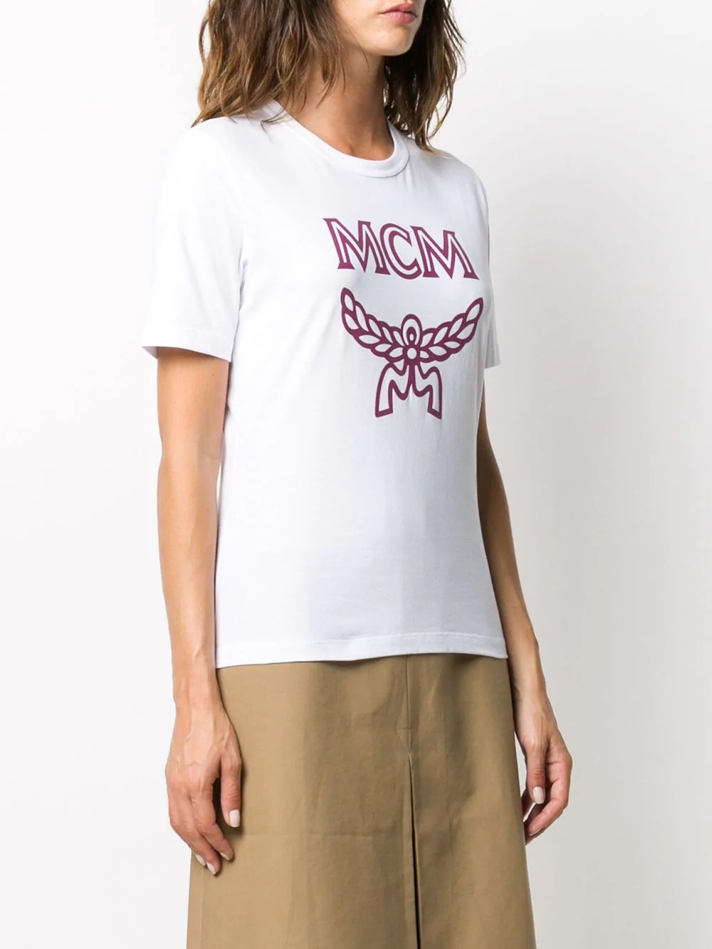 logo-print cotton T-shirt - 3