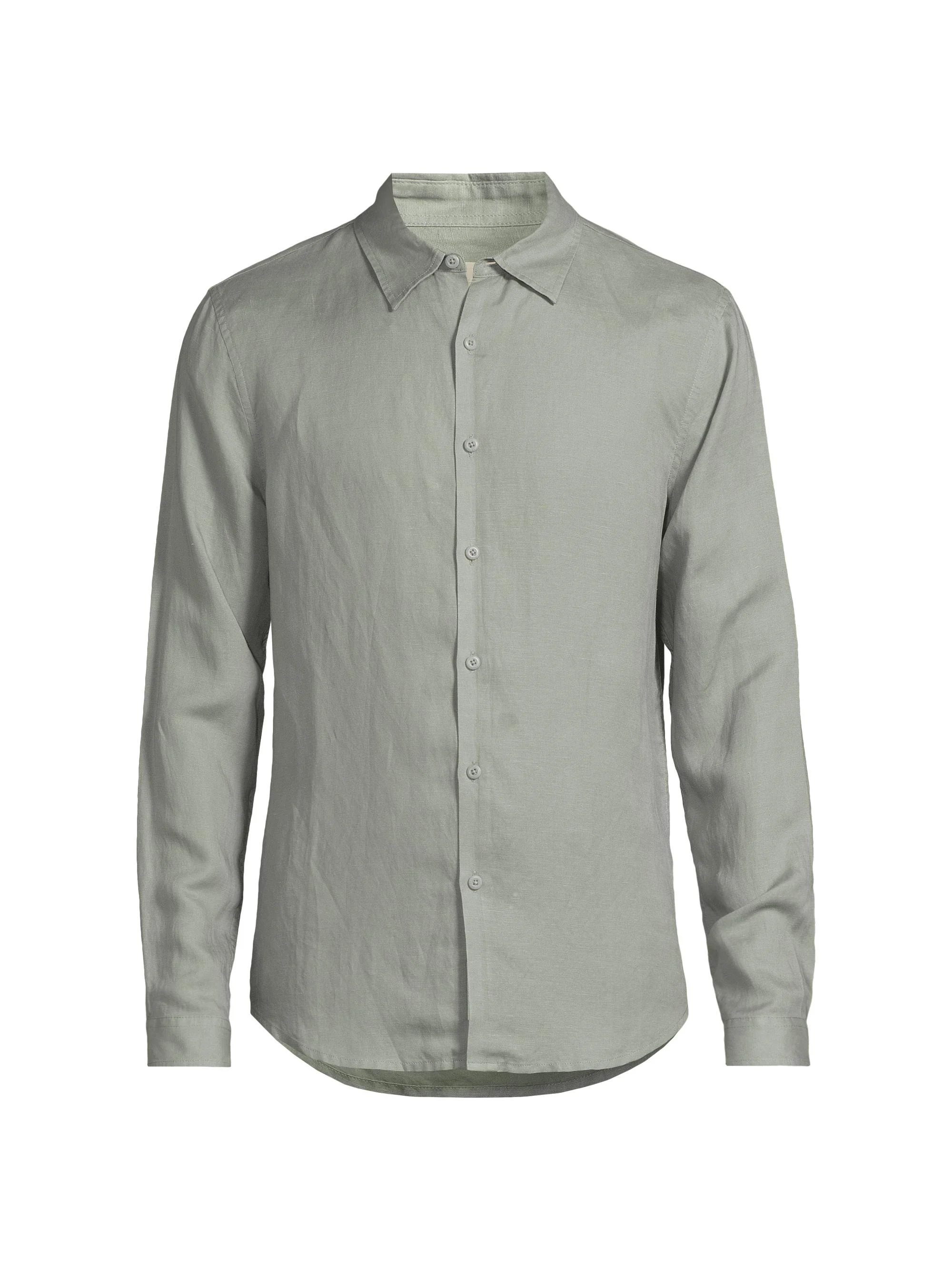 Men's Air Linen Long-Sleeve Shirt - Sage - 1