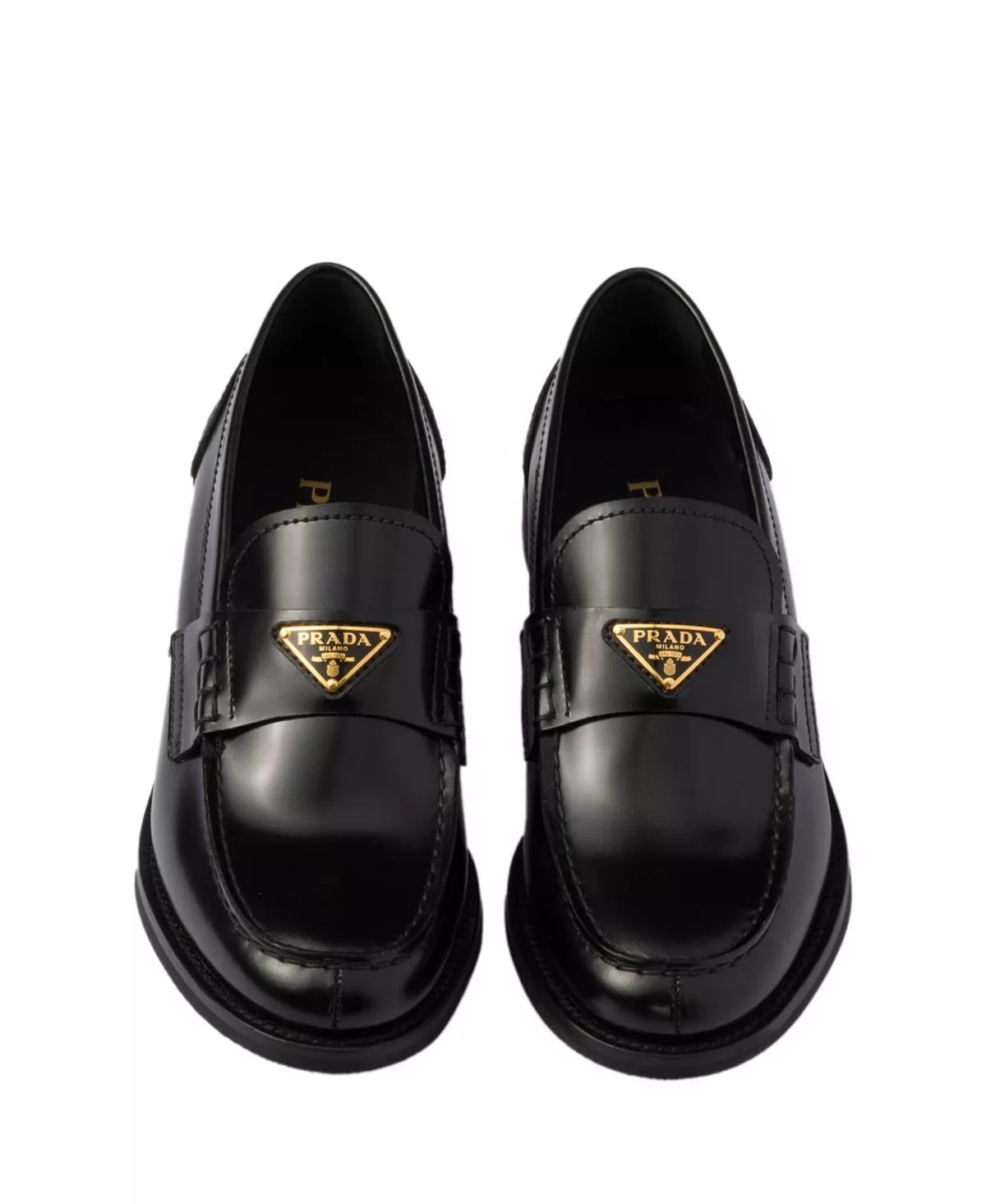 Women's Brushed Leather Loafers - 5