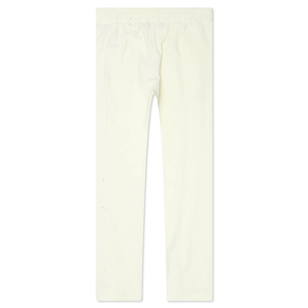 PALM ANGELS CORD FLEECE TRACK PANTS - LIGHT GREY - 2