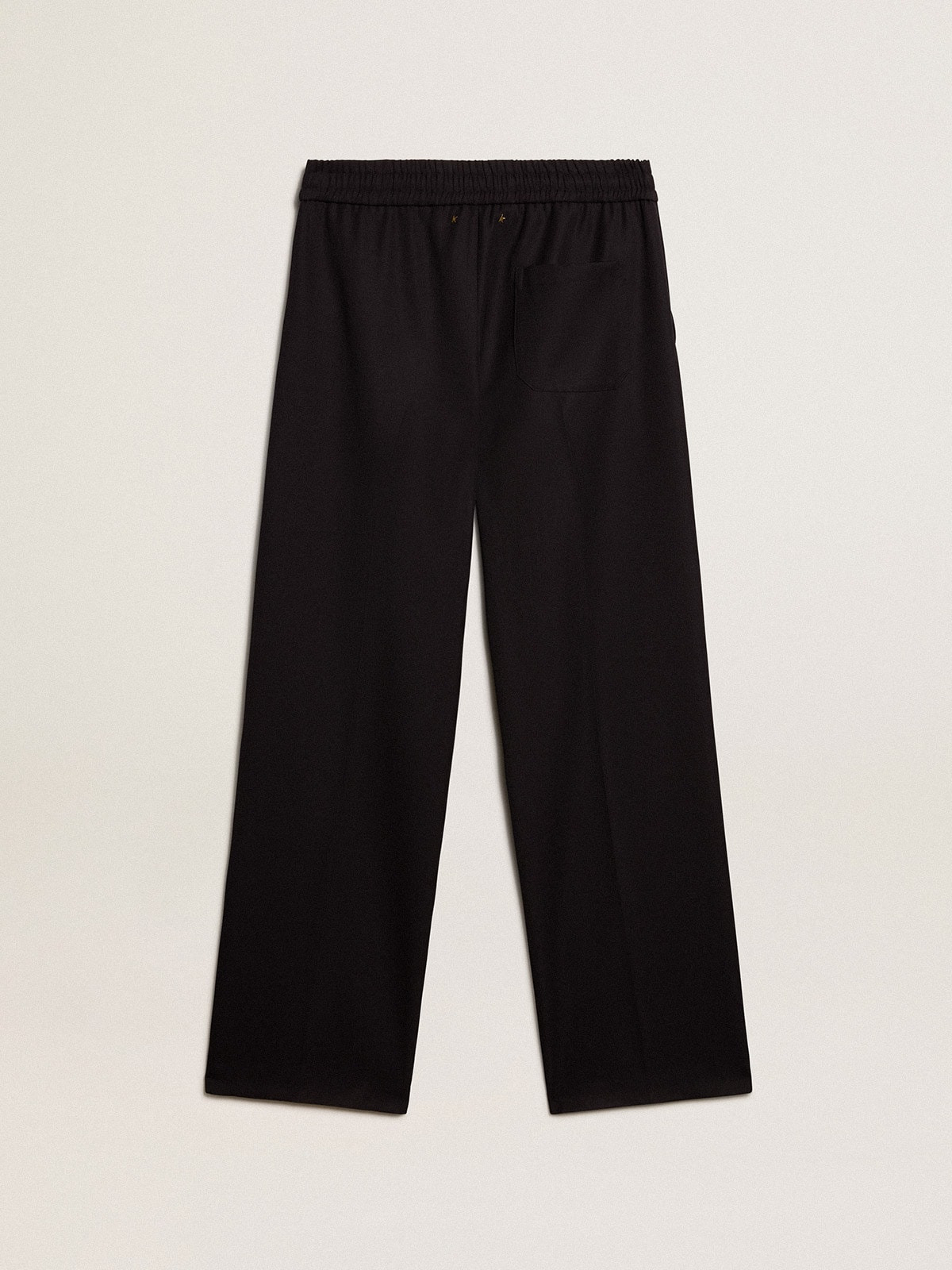 Men’s joggers in dark blue wool - 5