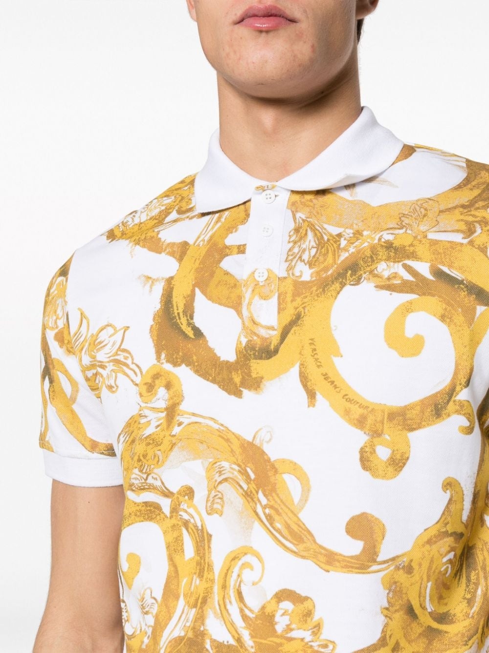Watercolour Couture polo shirt - 5