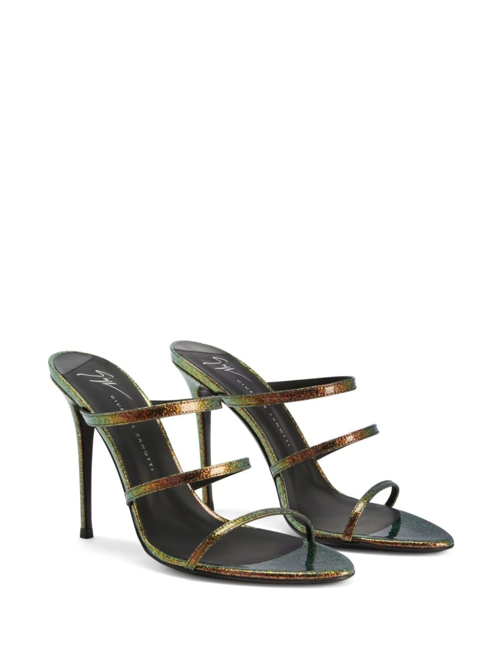 Alimha 105mm leather sandals - 2