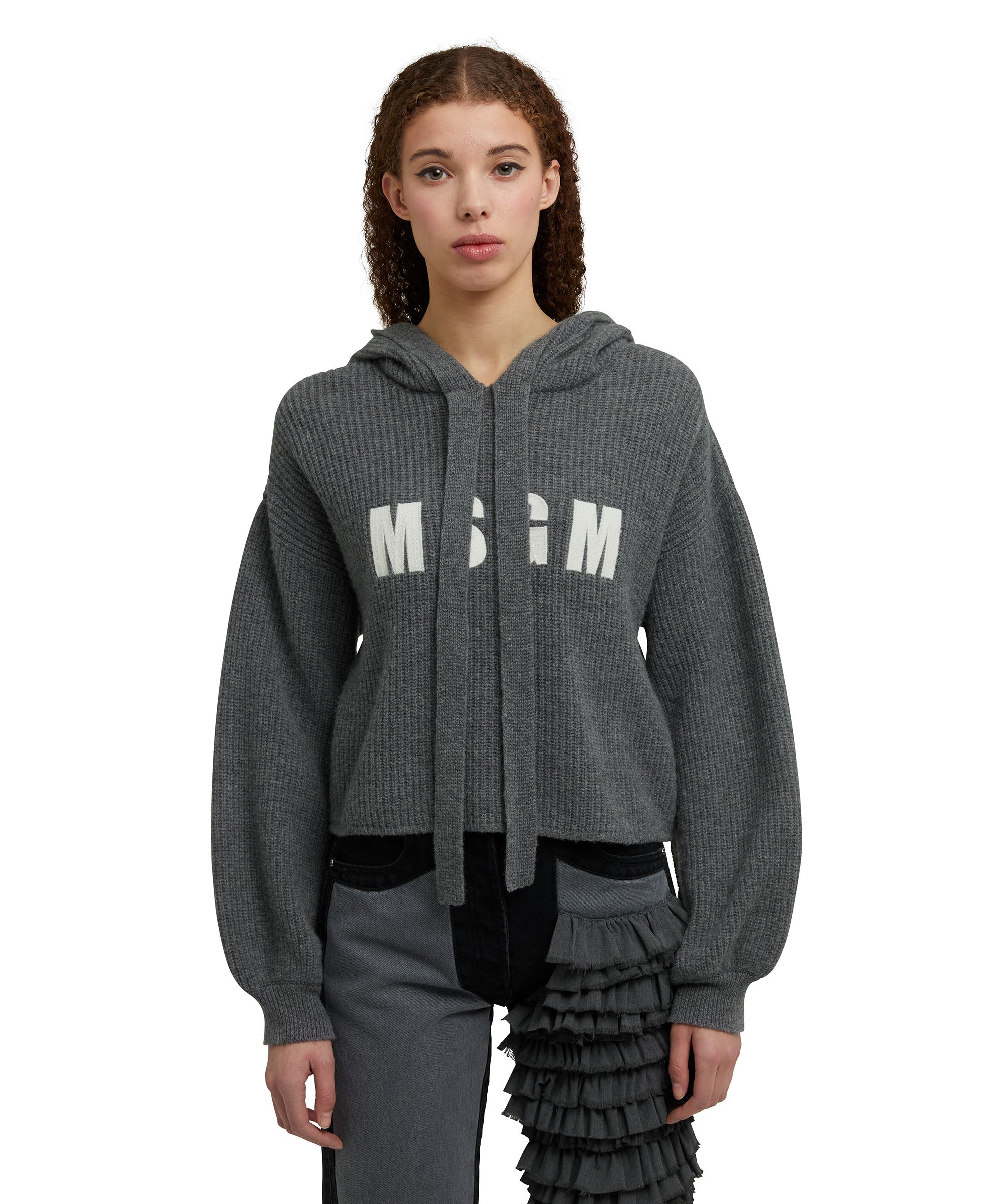 "Soft Ribbed Cashmere blend" sweatshirt - 2