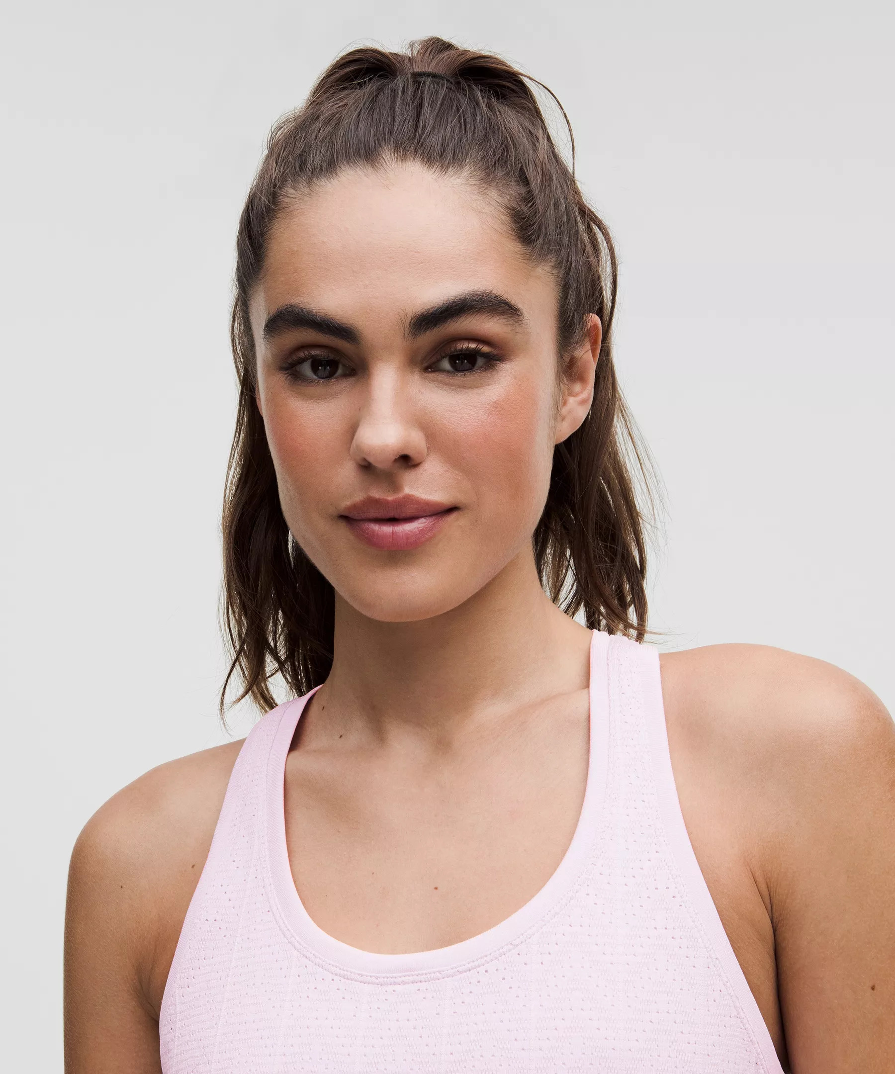 Swiftly Pointelle Racerback Tank Top *Waist Length - 4