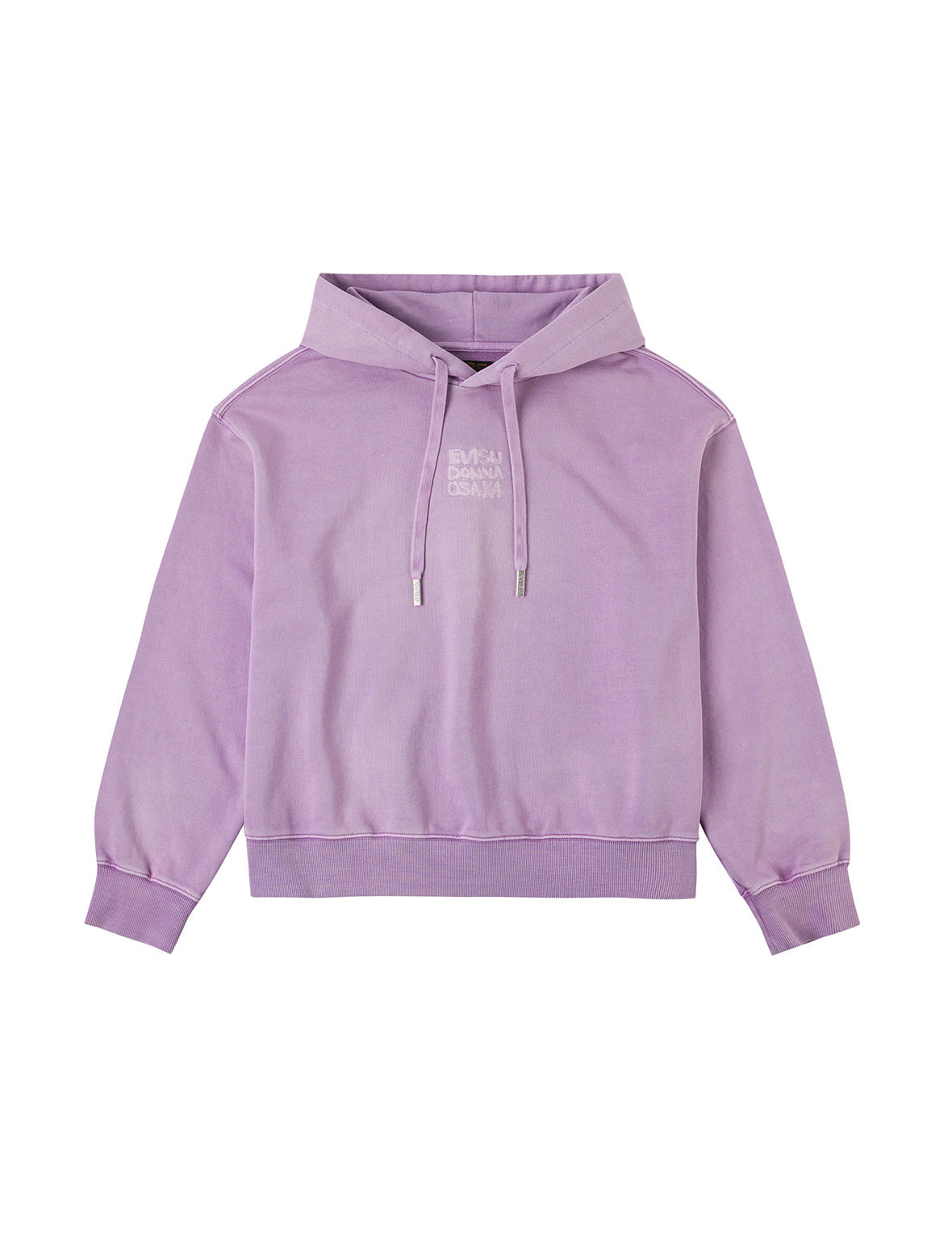 Fuzzy Cat Daicock Print Cropped Hoodie - 2