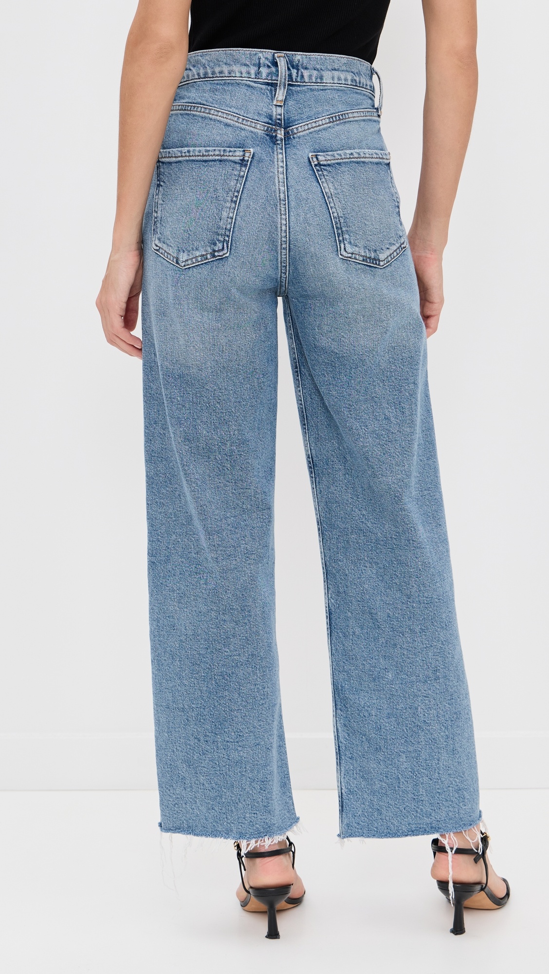 Ren: High Rise Wide Leg Jeans - 2