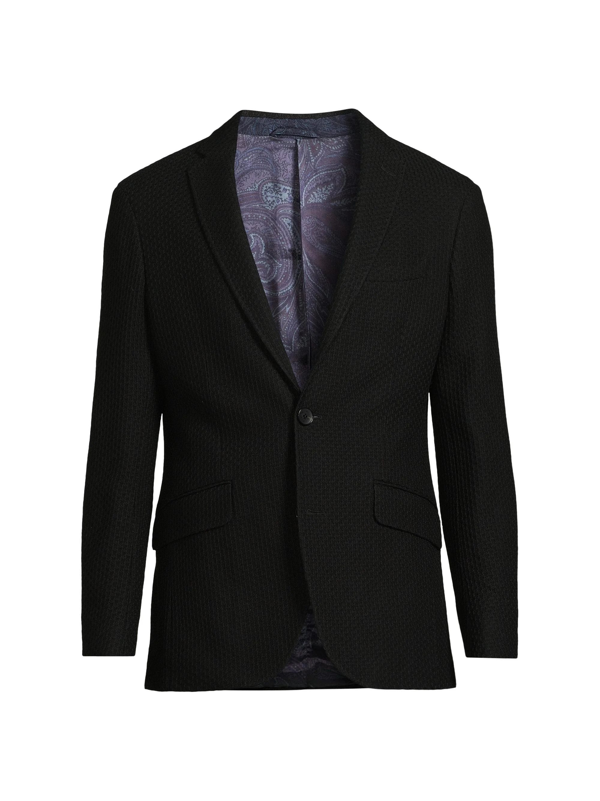Men's Roma Cotton Jacket - Black - 1