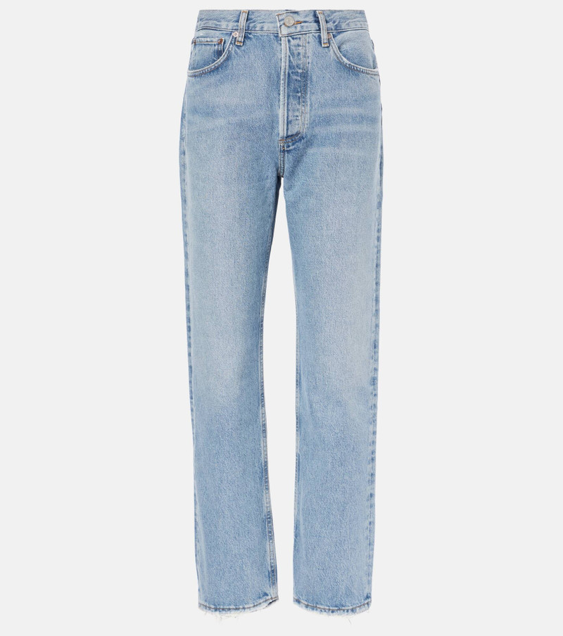 90's Pinch Waist high-rise straight jeans 1