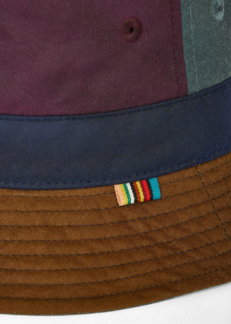 Paul Smith loves Barbour - Waxed Cotton Bucket Hat 4