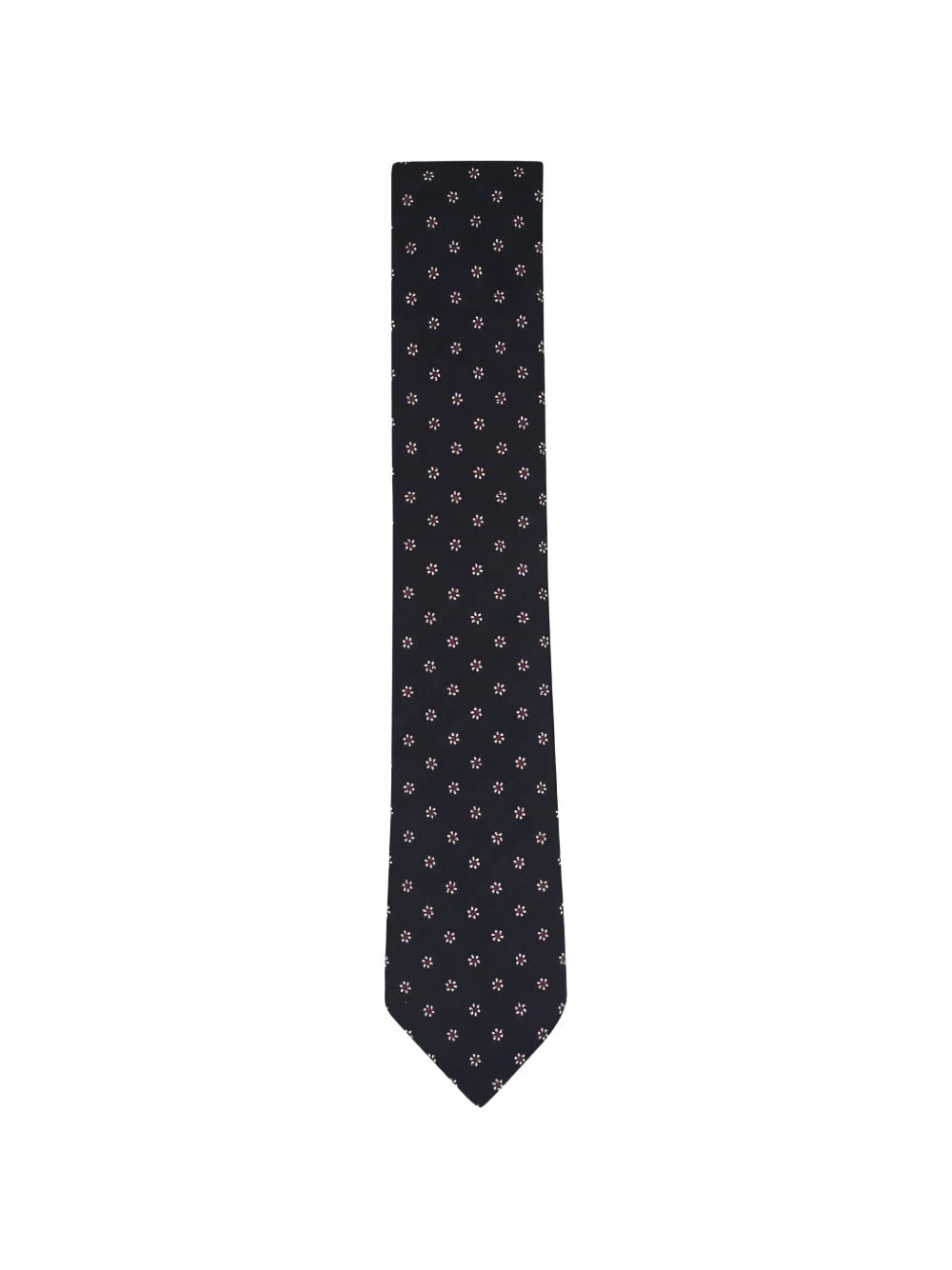 floral-pattern tie - 1