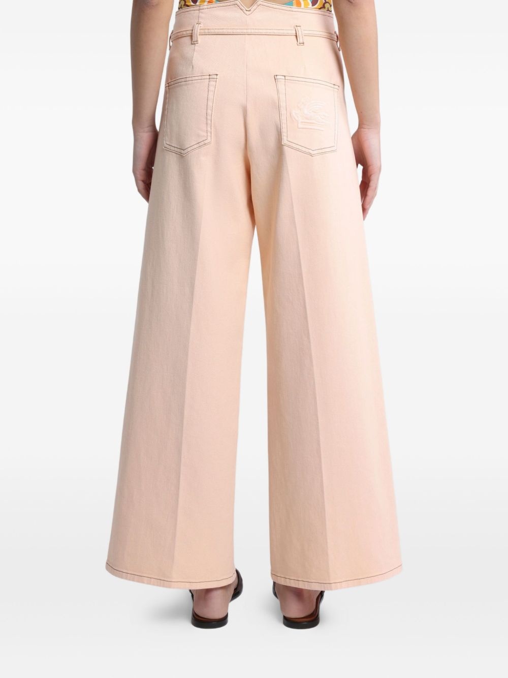 belted cropped trousers - 4
