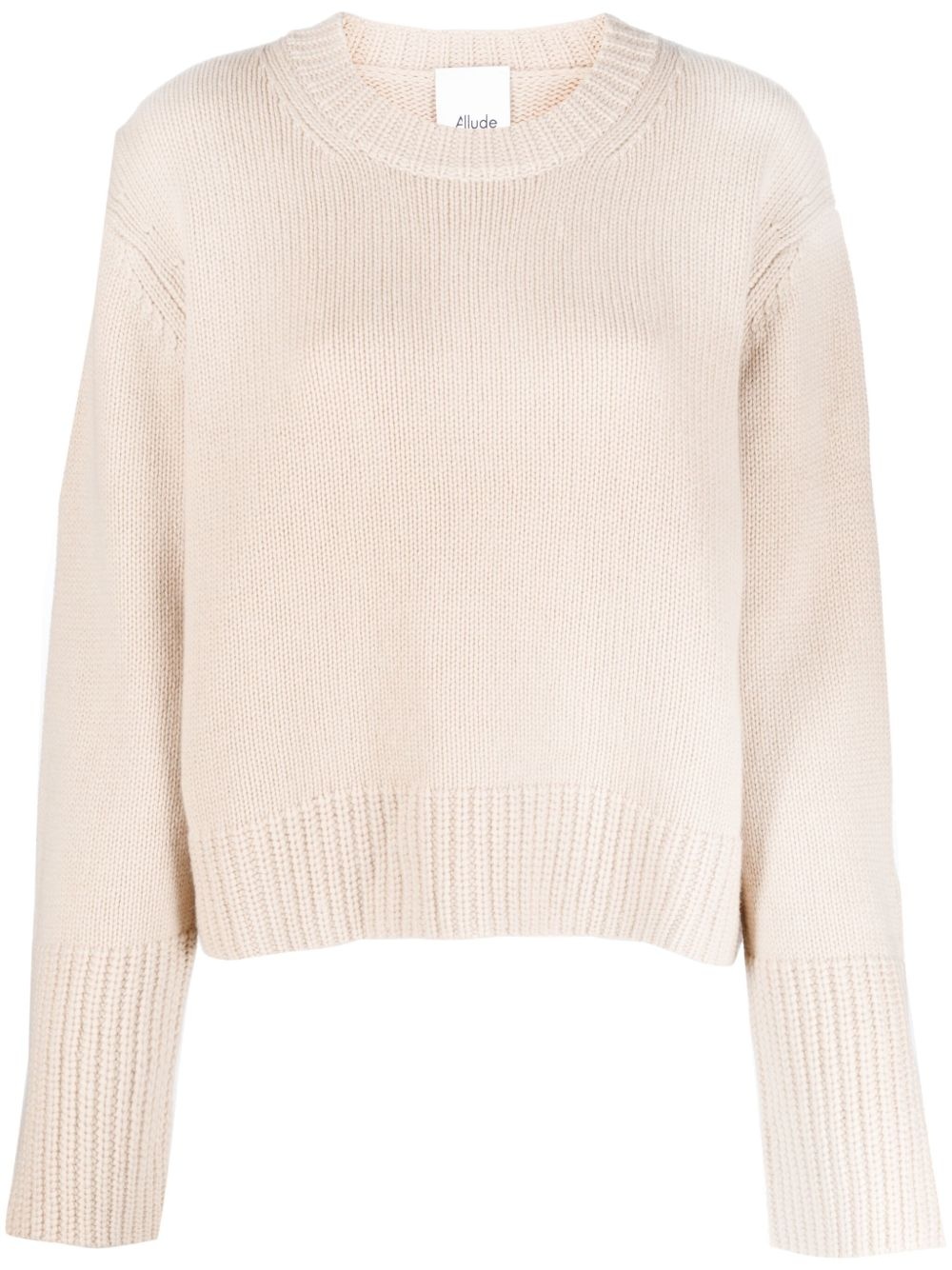 wide-sleeve knitted jumper - 1