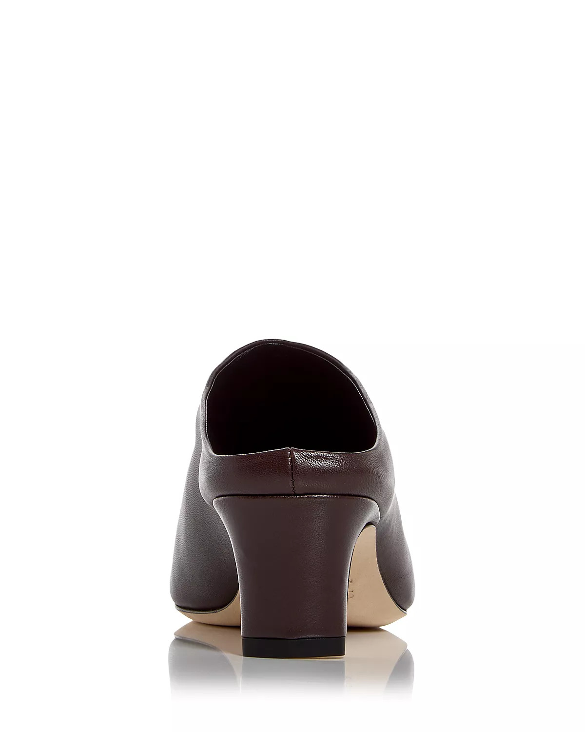 Women's Wally Mid Heel Mules in Leather - 4