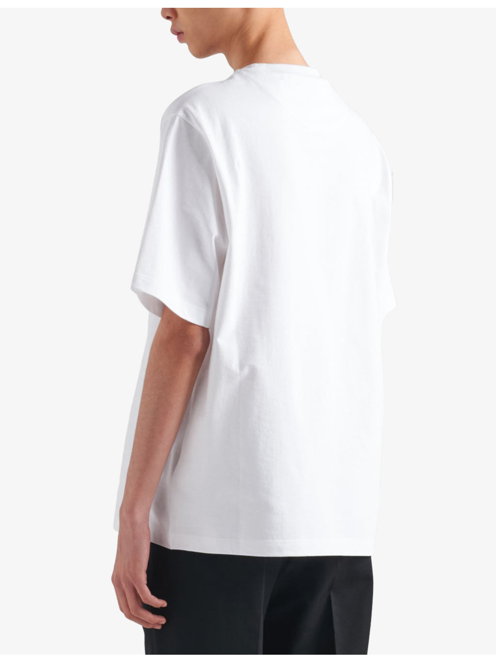 Logo-print dropped-shoulder cotton-jersey T-shirt - 4