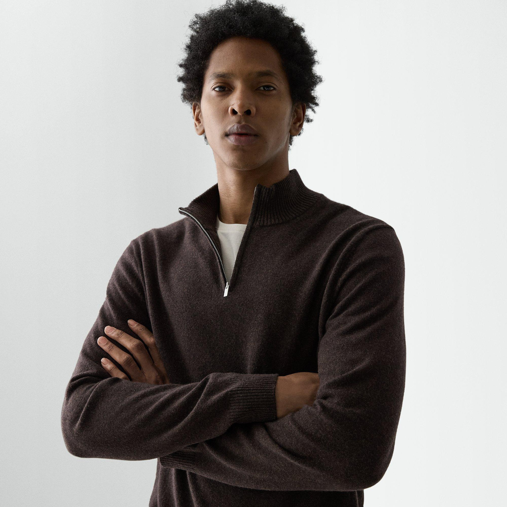 Hilles Quarter-Zip Sweater in Cashmere - 5