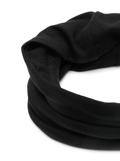 Raf Simons embroidered logo snood outlook