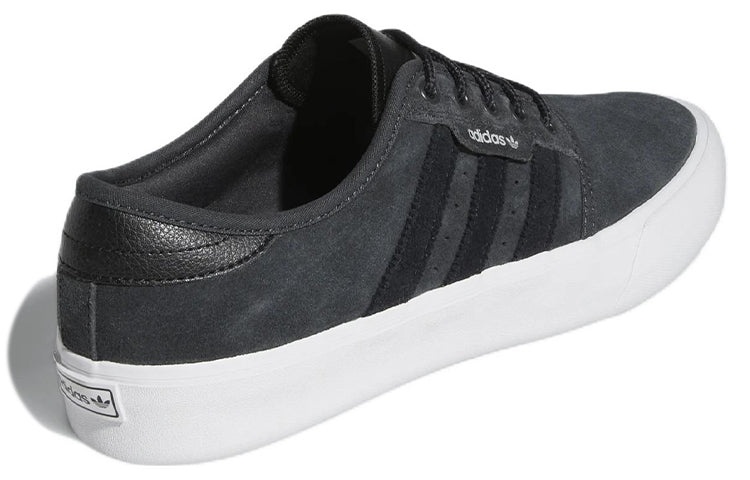 adidas gazelle silver green womens Adidas Seeley - Black/White/Gum main image 1