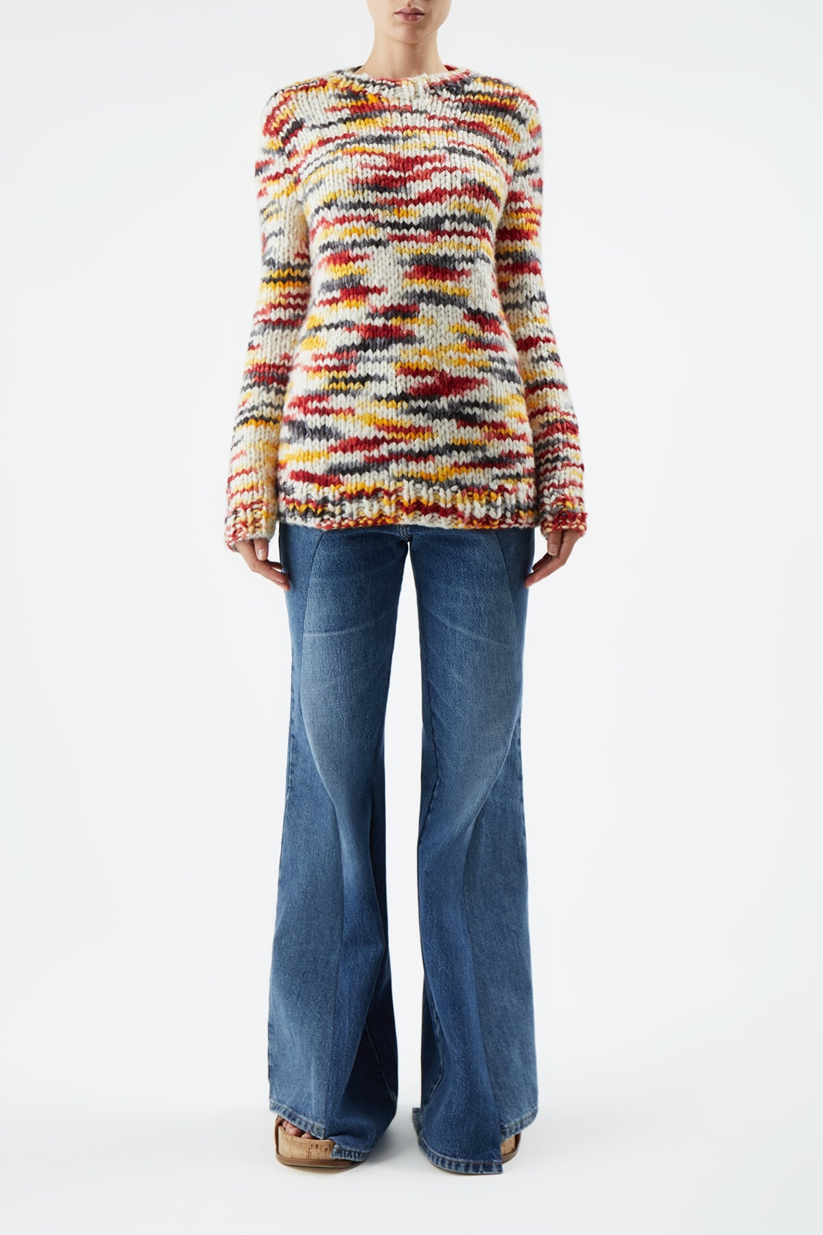 Lawrence Sweater Space Dye in Welfat Cashmere - 2
