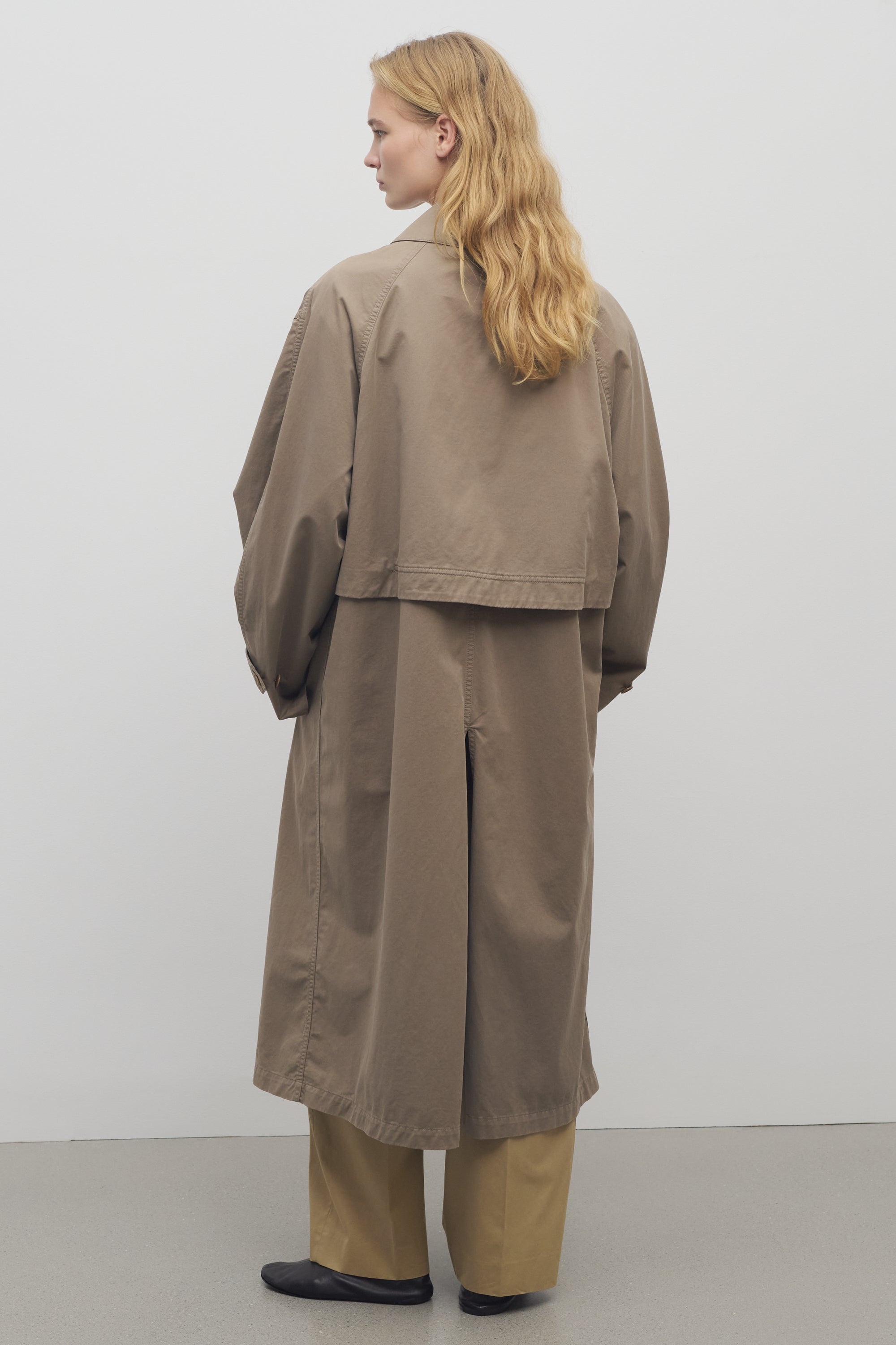 The Row Rocco Coat in Cotton and Cashmere | REVERSIBLE