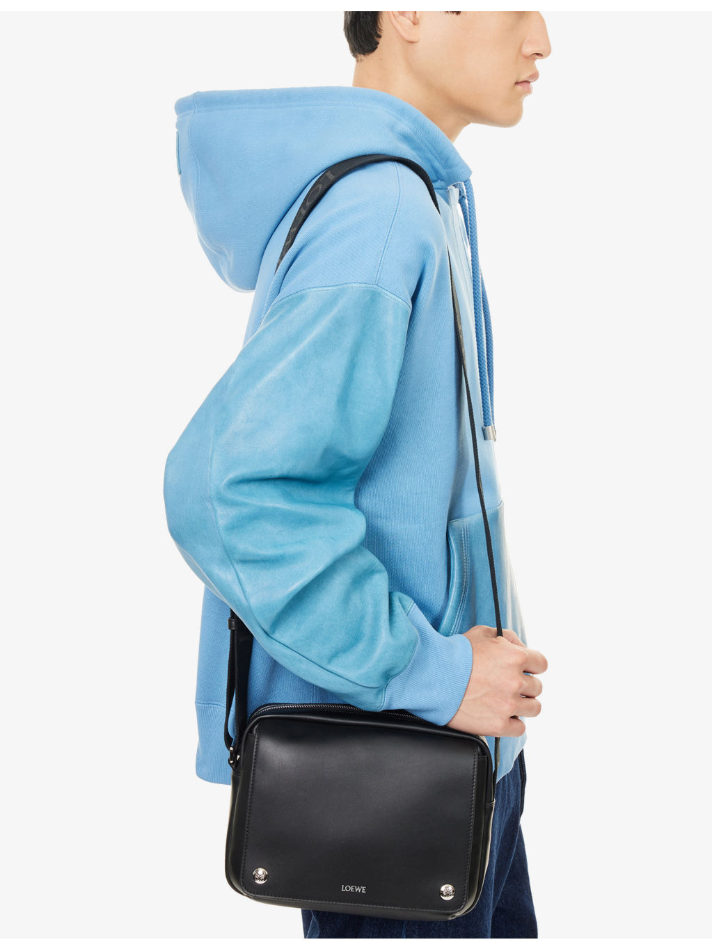 Pebble Messenger Medium Leather Cross Body Bag - 3