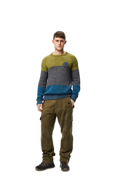 Loewe Stripe sweater in cotton and polyester outlook