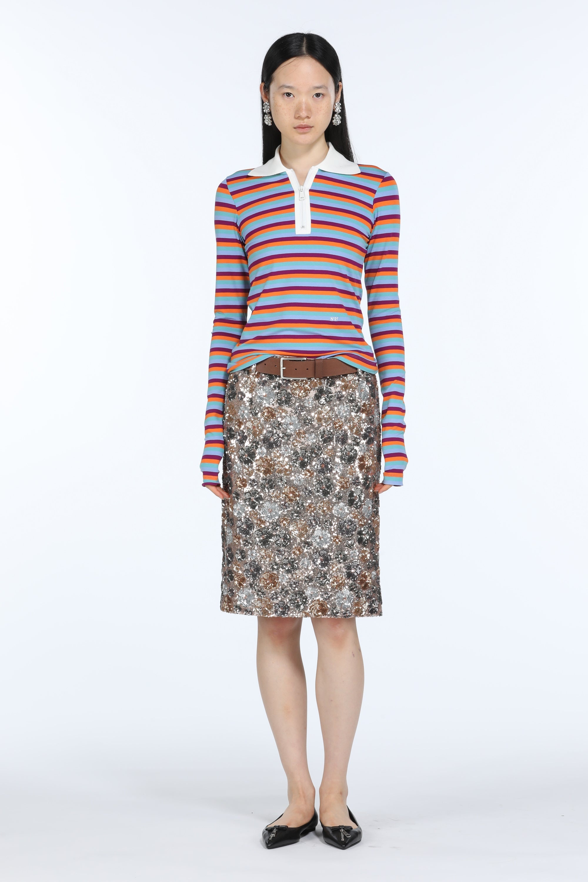 STRIPED POLO T-SHIRT - 4