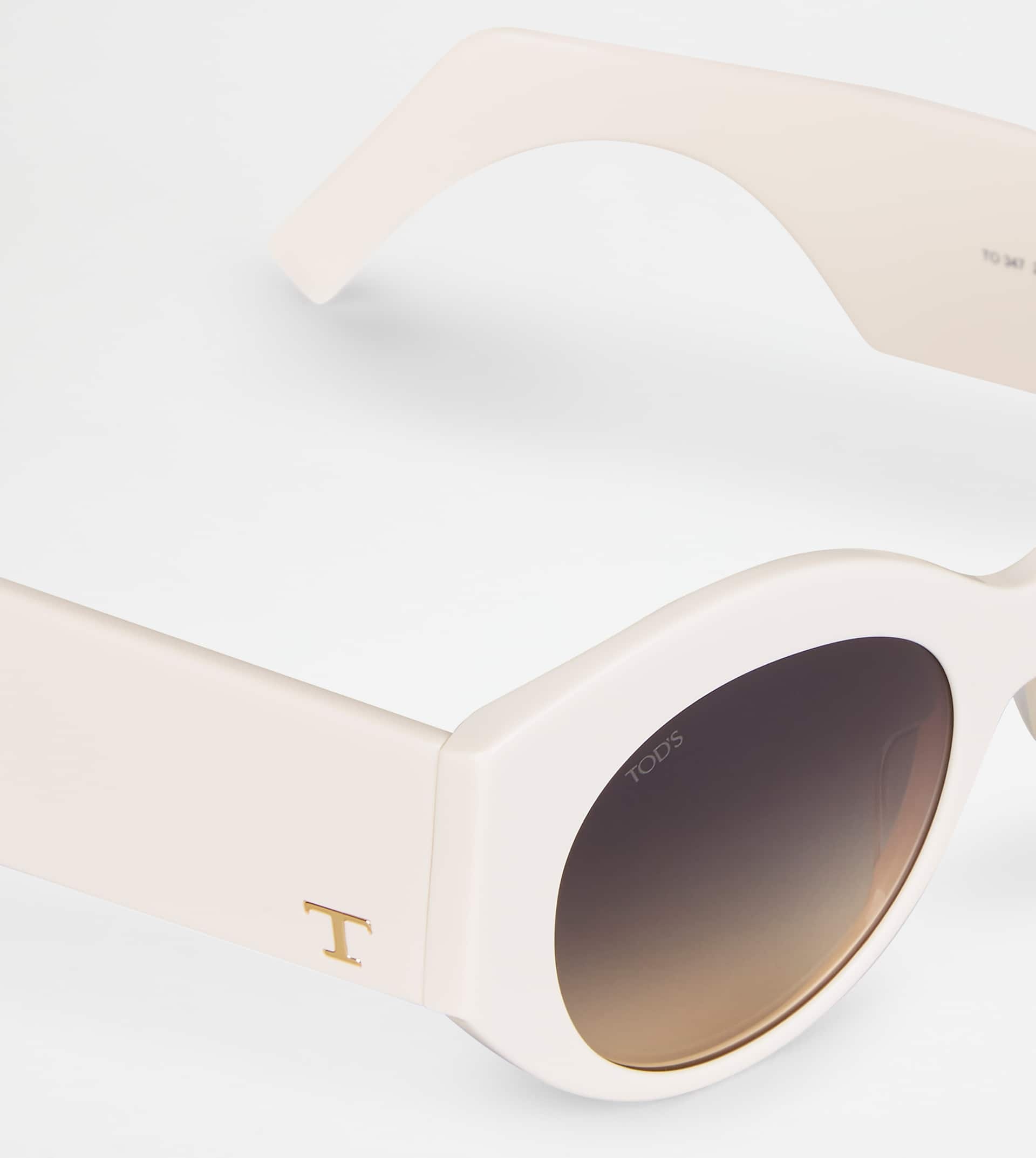 ROUNDED SUNGLASSES - WHITE - 4