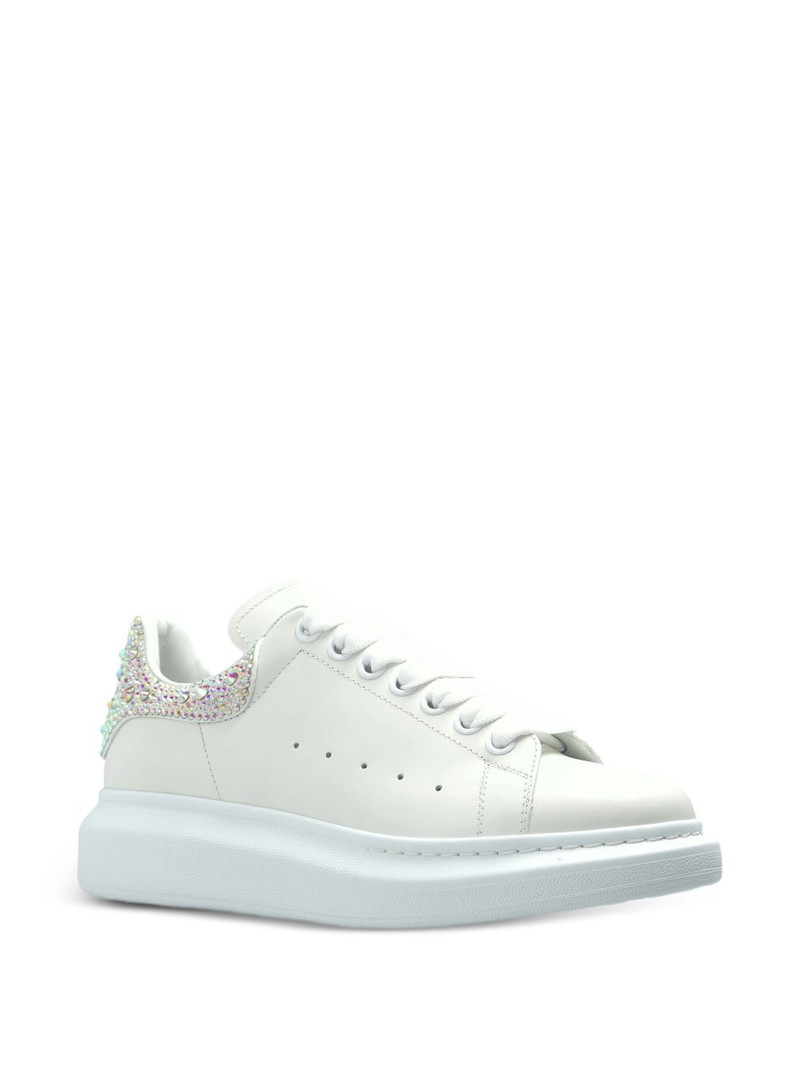 Alexander McQueen embellished lace-up sneakers outlook