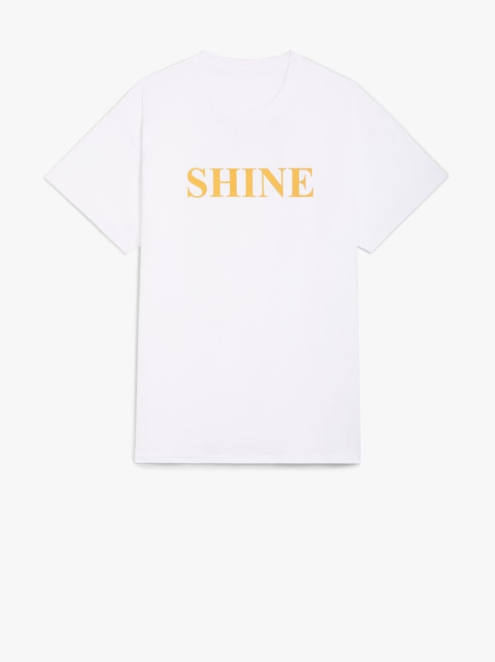 RAIN X SHINE WHITE COTTON T-SHIRT - 1