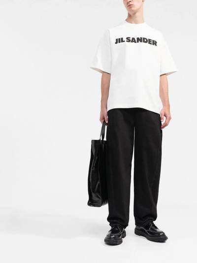 Jil Sander logo-print cotton T-shirt outlook