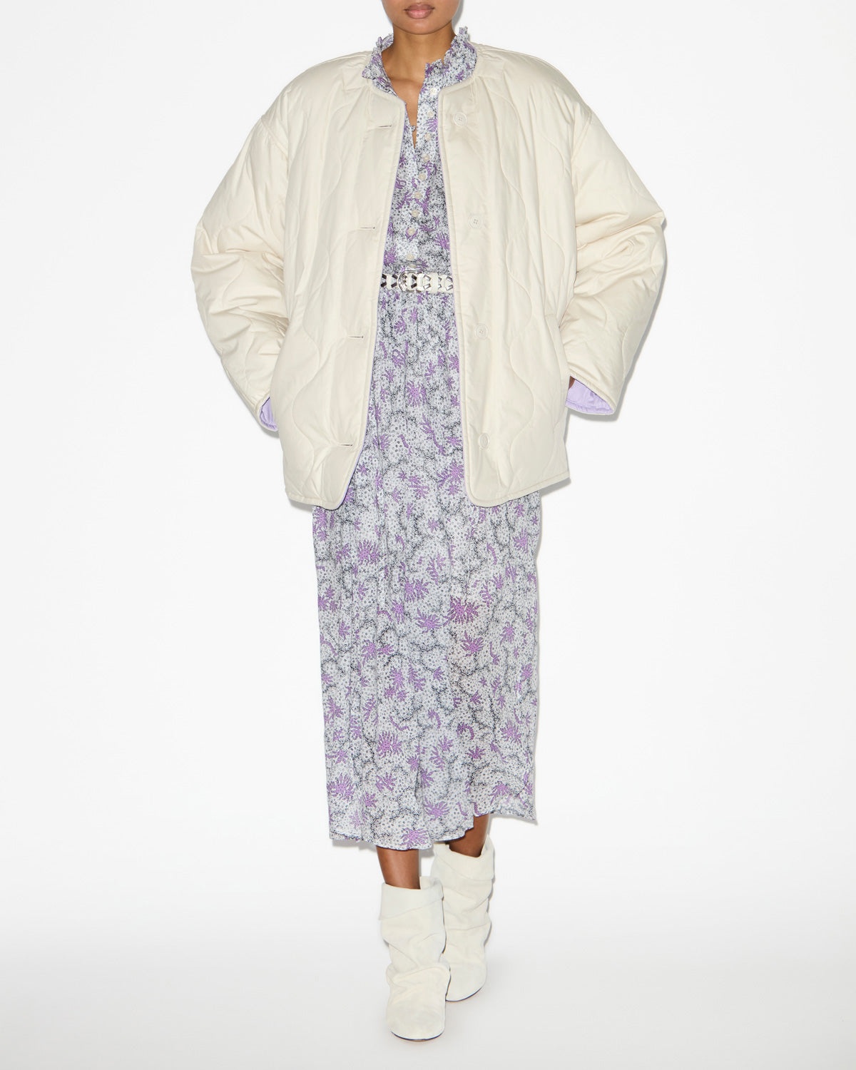 ISABEL MARANT｜JACKETS (NESMAE (MA0251FA B3C02E FBKI)) Isabel Marant Étoile NESMAE COAT | isabelmarant | REVERSIBLE