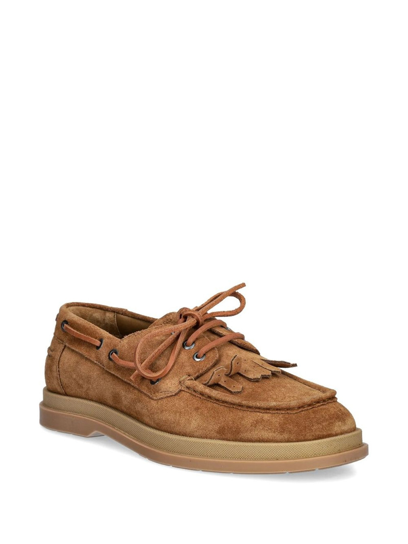 HUGO suede loafers outlook