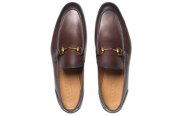 Gucci Jordaan Loafer 'Dark Brown Leather' 406994-BLM00-2024 - 4