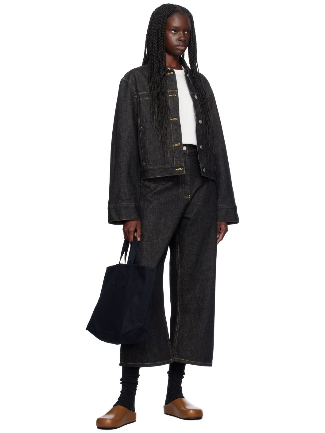 STUDIO NICHOLSON｜DENIM JACKETS (TAHOE SNW DENIM JACKET Studio Nicholson Tahoe Denim Jacket | REVERSIBLE