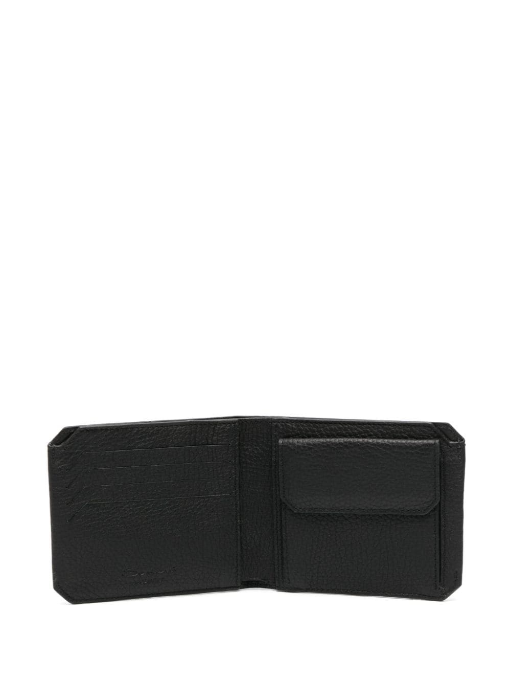 pebbled-leather bi-fold cardholder - 3