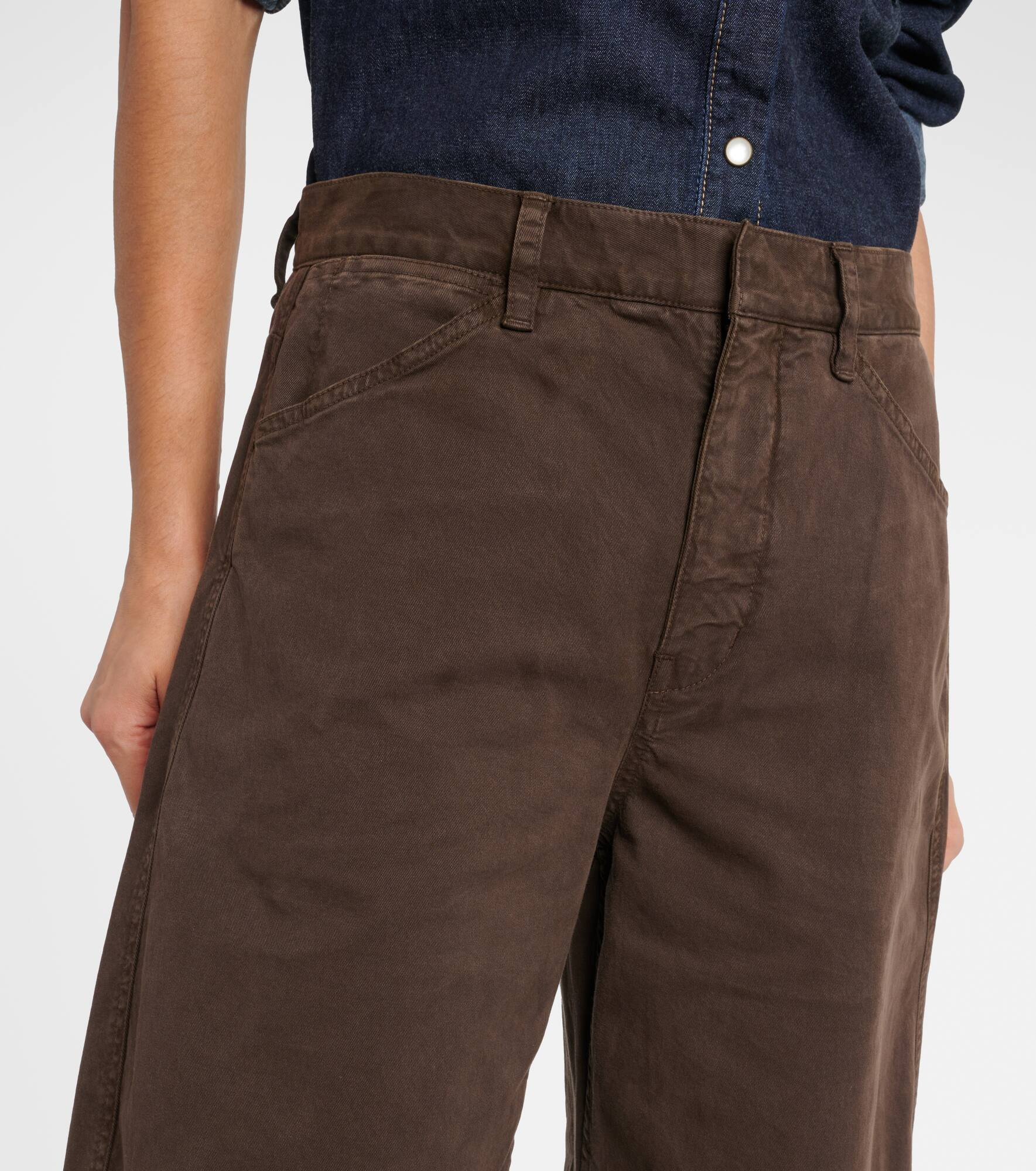 Tribeca mid-rise barrel-leg jeans - 4