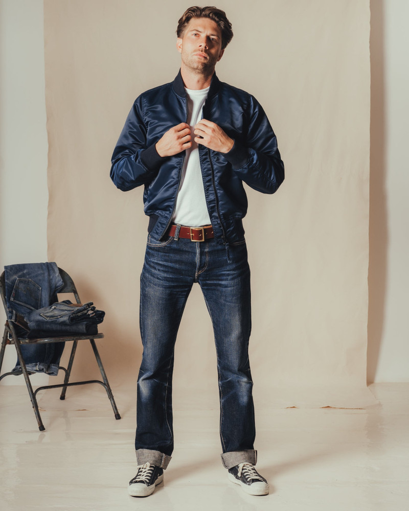 4.8OZ NYLON TYPE L-2B JACKET - NAVY 4